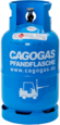 11 kg blaue Treibgasflasche, CAGOGAS Pfandflasche