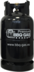 11 kg schwarze Premium BBQ Gasflasche